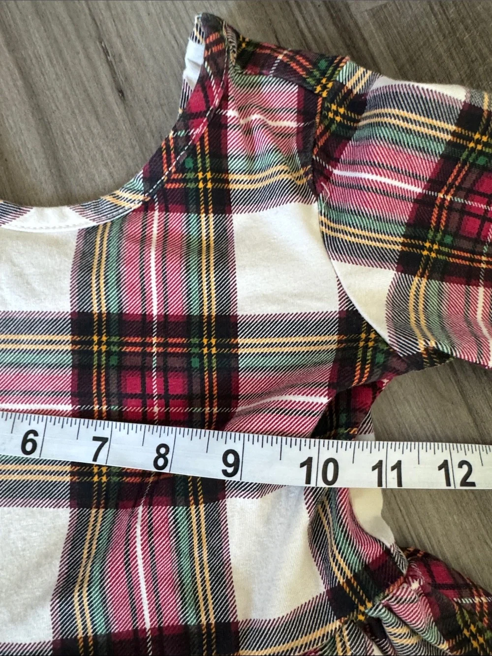 Hanna Andersson 6-7 Girls' Plaid Long Sleeve Skater Dress tartan holiday